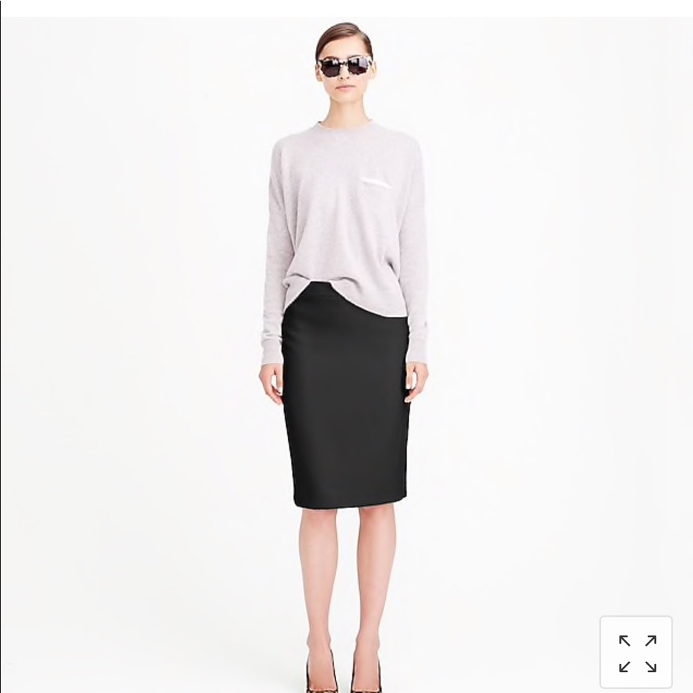J. Crew No. 2 Pencil Skirt in Black